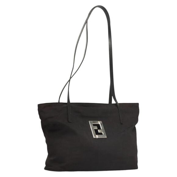FENDI Zucca Canvas Tote Bag Black - Picture 1 of 13